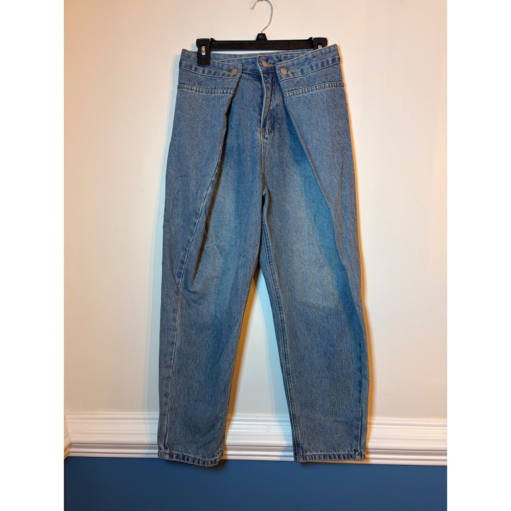 Oliver Logan Mulberry Jeans Womens 27 NWT High Rise Relaxed Blue WWX-37-119